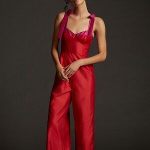 Hutch Red and Pink Jumpsuit - Used